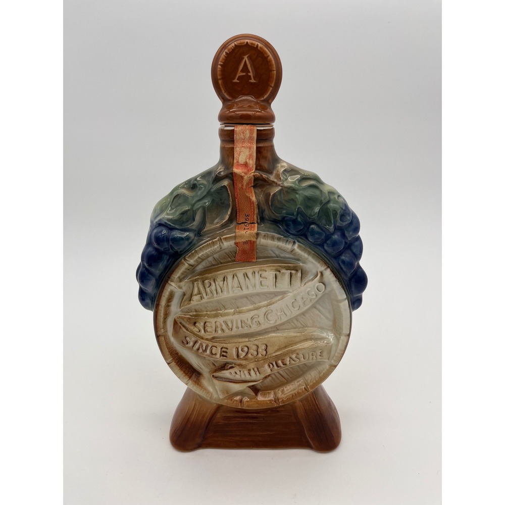 Vintage Jim Beam Bacchus Decanter Regal China Armanetti Chicago Bourbon Bottle - Picture 7 of 14